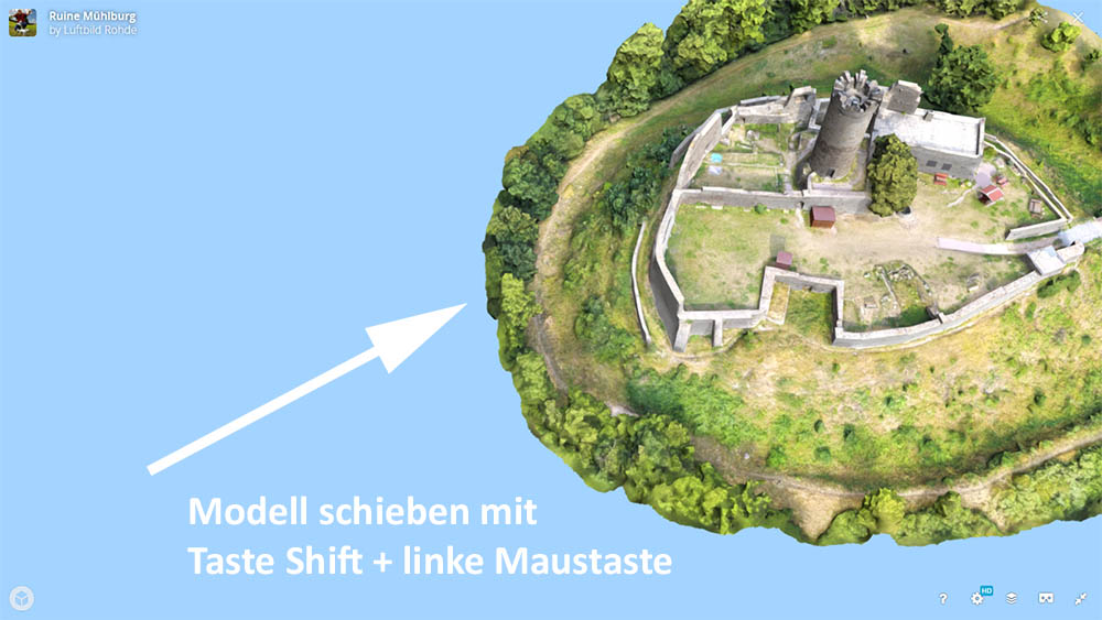  schieben mit Shift und Maustaste 